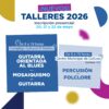 Cultura y música en la ciudad: abren las inscripciones para nuevos talleres gratuitos