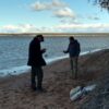 Hallazgo arqueológico y paleontológico en la Laguna de Guatraché