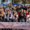Tregua en el PJ: dirigentes compartieron el homenaje a Angelelli