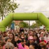 Una multitud participó de la Caminata Rosa en la Laguna Don Tomás