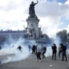 Francia: masivas protestas estudiantiles terminaron con enfrentamientos y detenciones