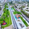 Por las lluvias, postergaron la inauguración de la segunda etapa del Parque Lineal