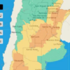 Alerta naranja por tormentas fuertes para el norte de La Pampa: prevén ráfagas de hasta 90 km/h