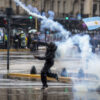 Incidentes y represión policial durante la Marcha Federal Universitaria frente al Congreso