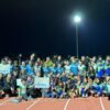 La pista de atletismo de la Laguna Don Tomás estrenó iluminación LED